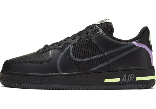 Nike Air Force 1 React Black