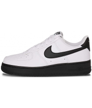 Nike Air Force 1 Low White Black с мехом