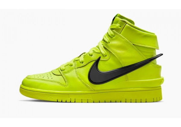 Nike Dunk High AMBUSH "Flash Lime"
